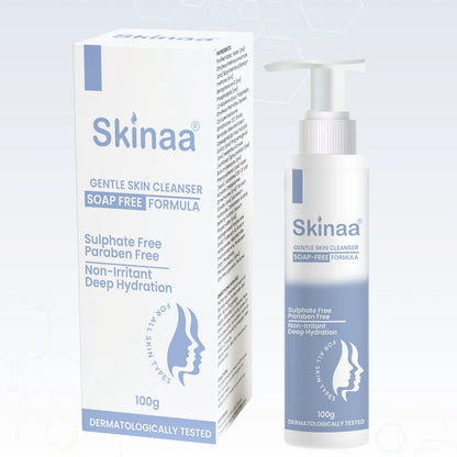 Skinaa Hydrating Gentle Face Cleanser | Soap-Free Formula for Sensitive Skin | 100g