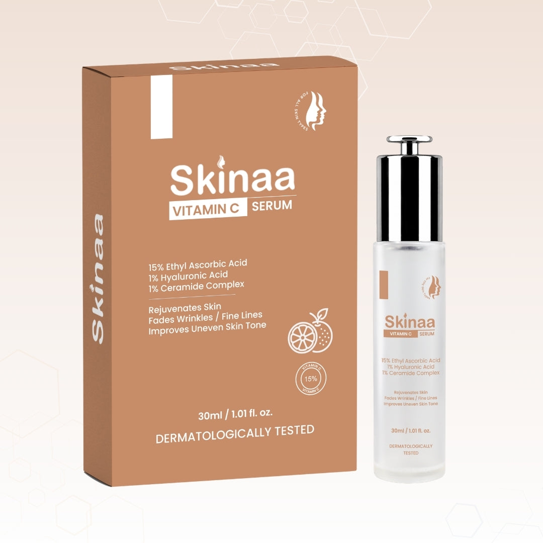 Skinaa Vitamin C Serum 15% | Brightening & Anti-Aging Face Serum for Glowing Skin | 30 ml