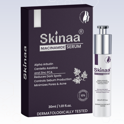 Skinaa 10% Niacinamide Face Serum | Acne Control & Pore Minimizing Serum for Clear Skin | 30 ml