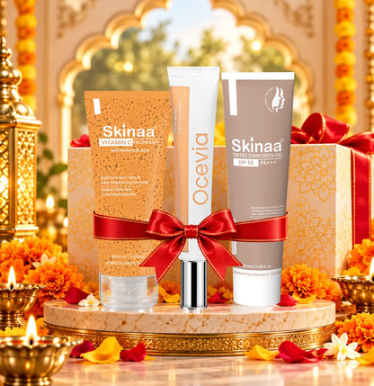 SKINAA Bright & Glow Essentials – 3-Step Skincare Kit