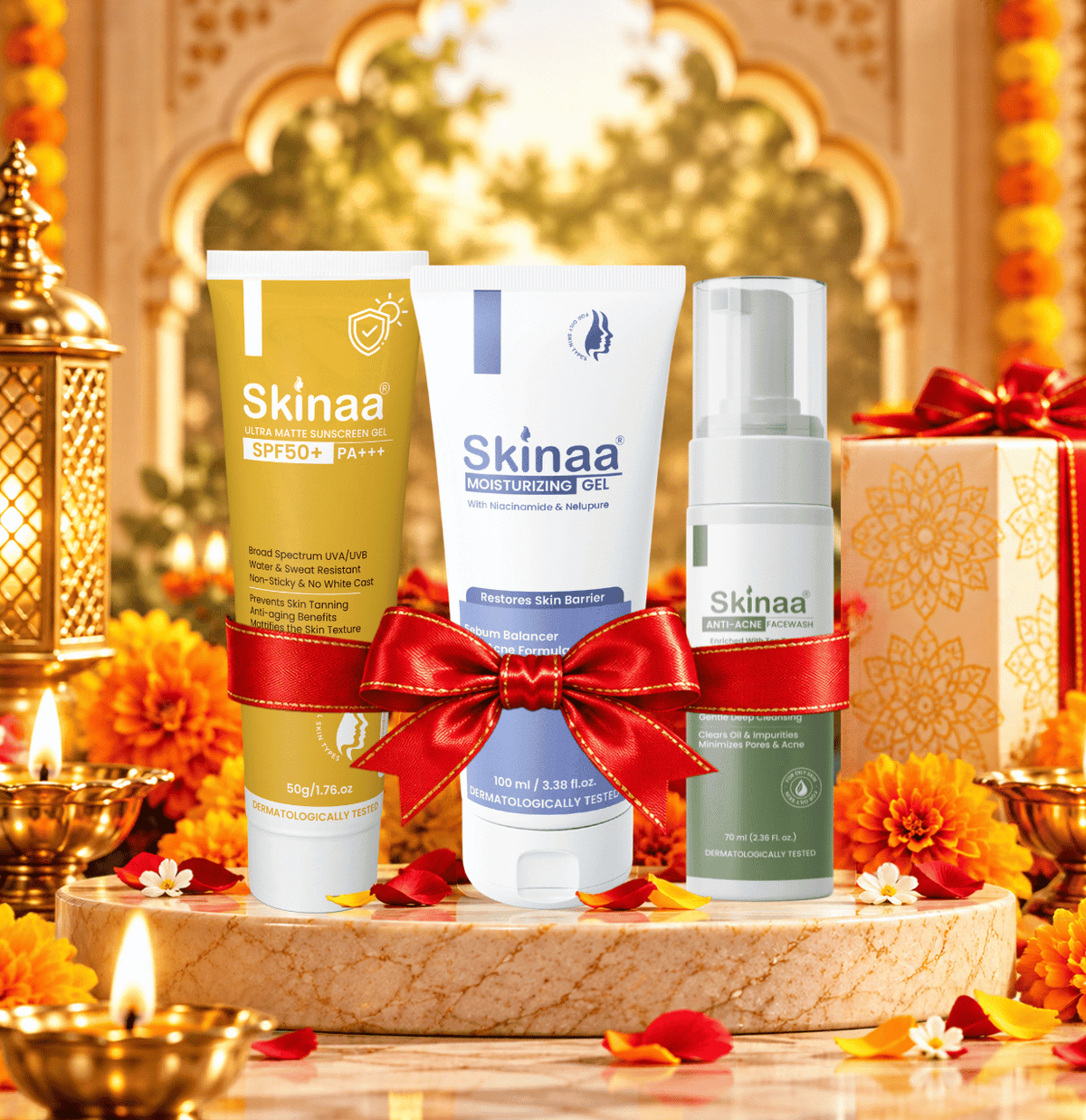 SKINAA Oil Control Glow Kit – 3-Step Routine