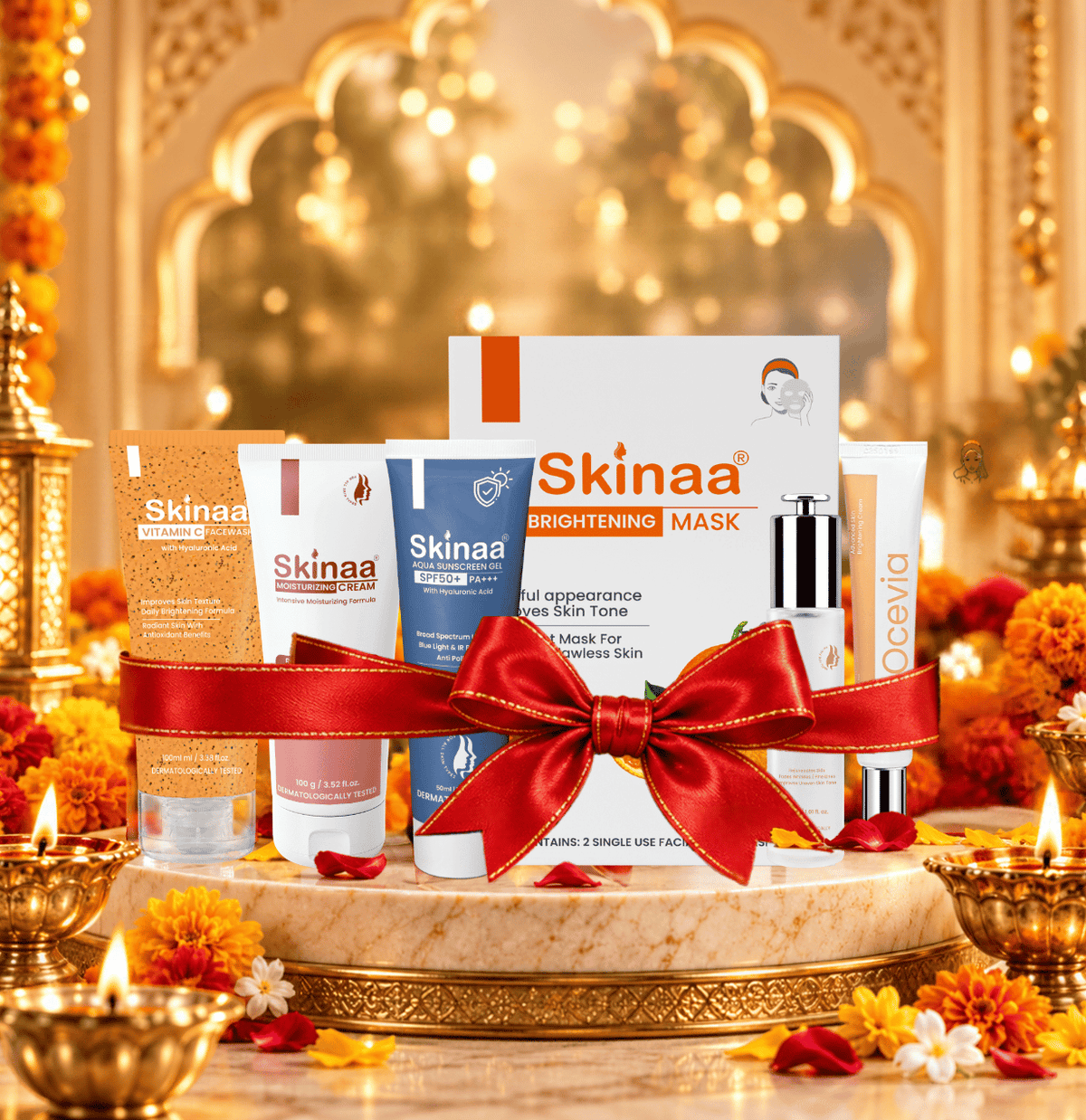 SKINAA Ultimate Glow Ritual – 6-Step Skincare Kit
