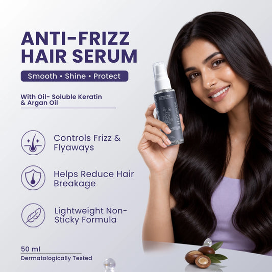 Hairence Anti-Frizz Hair Serum with 2% Dimethicone, 3% Phenyl Trimethicone