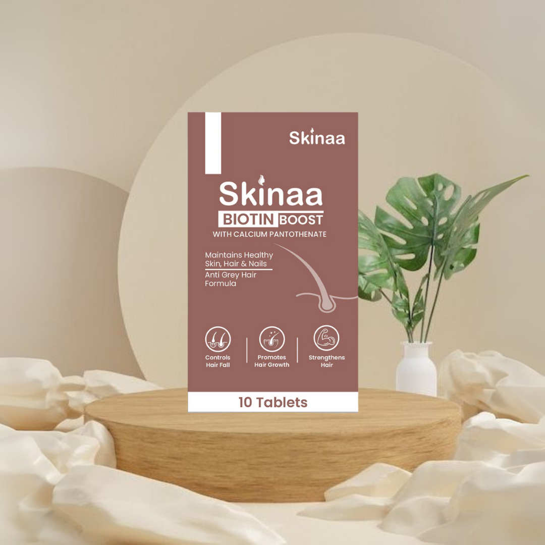 Skinaa Biotin Boost Hair Growth Tablets with Calcium Pantothenate