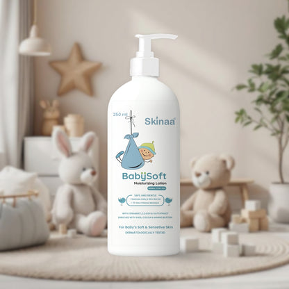 Skinaa BabySoft Baby Lotion with Ceramides & Oat Extract for Soft Baby Skin – 250 ml