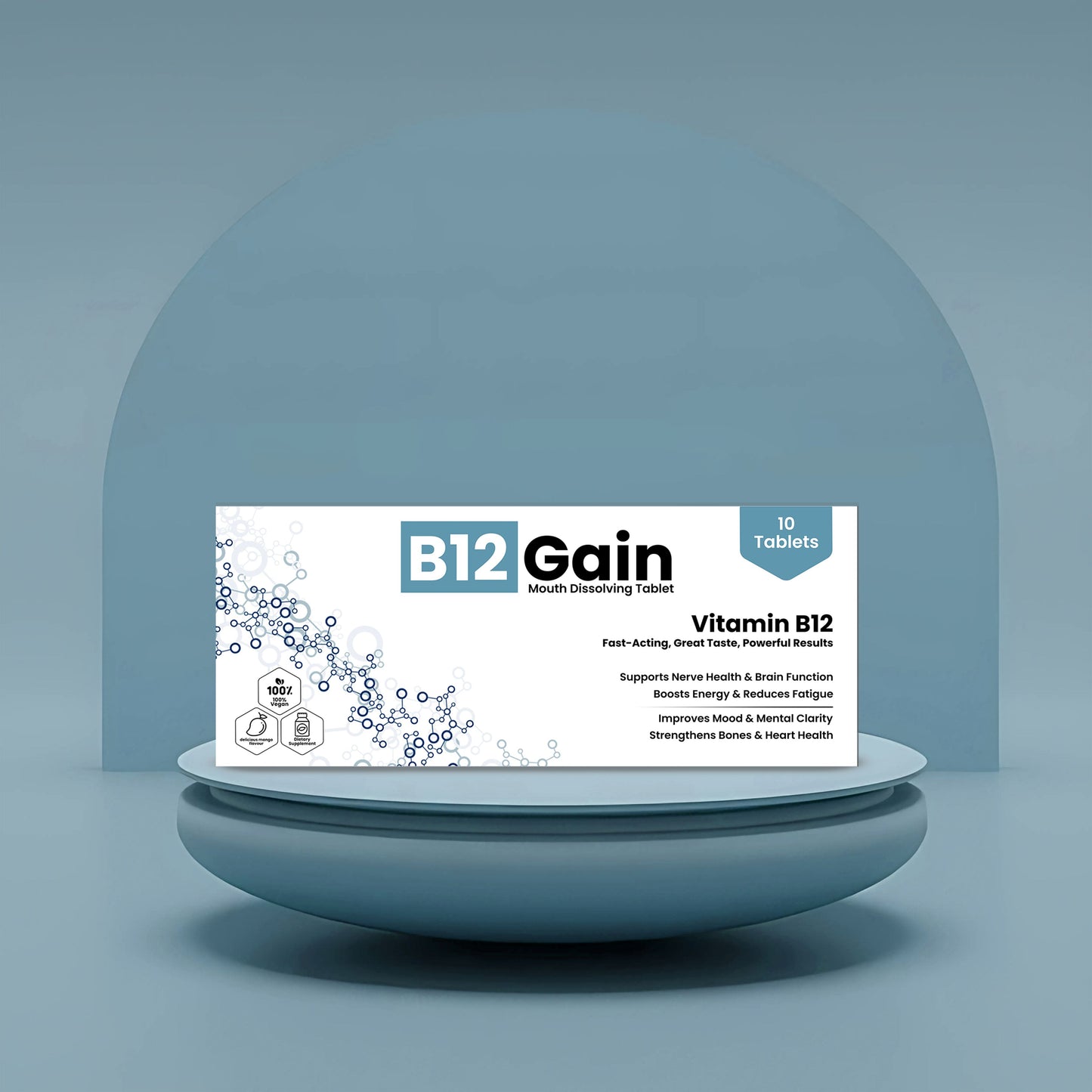 B12 Gain Mouth Dissolving Tablet - (1x10) - 10 Tablets