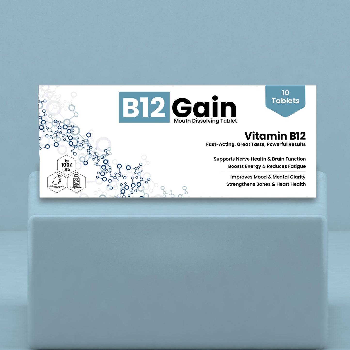 B12 Gain Mouth Dissolving Tablet - (1x10) - 10 Tablets